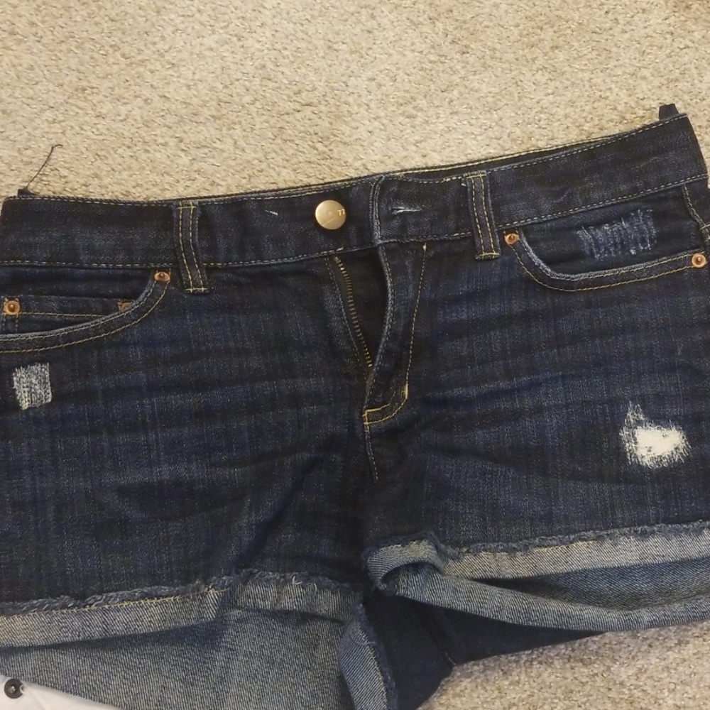 4 pairs size 5 jean shorts - Picture 5 of 5